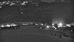 Horní část sjezdovky skiareálu Hlubočky