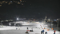 Horní část sjezdovky skiareálu Hlubočky