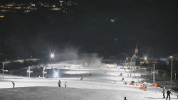 Horní část sjezdovky skiareálu Hlubočky