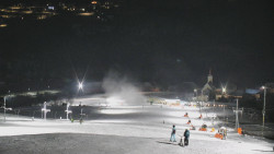 Horní část sjezdovky skiareálu Hlubočky