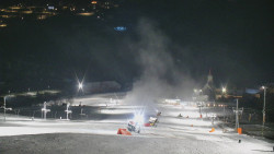 Horní část sjezdovky skiareálu Hlubočky