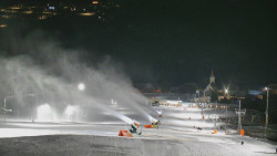 Horní část sjezdovky skiareálu Hlubočky