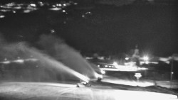 Horní část sjezdovky skiareálu Hlubočky