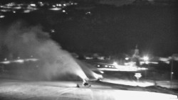 Horní část sjezdovky skiareálu Hlubočky