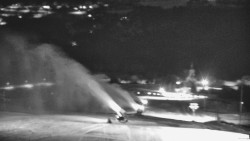 Horní část sjezdovky skiareálu Hlubočky