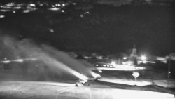 Horní část sjezdovky skiareálu Hlubočky