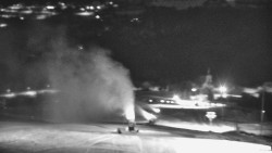 Horní část sjezdovky skiareálu Hlubočky