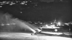 Horní část sjezdovky skiareálu Hlubočky