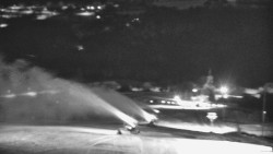 Horní část sjezdovky skiareálu Hlubočky