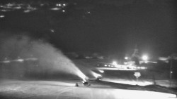 Horní část sjezdovky skiareálu Hlubočky