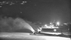 Horní část sjezdovky skiareálu Hlubočky