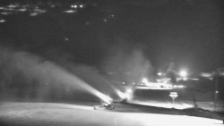 Horní část sjezdovky skiareálu Hlubočky