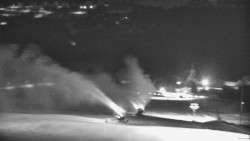 Horní část sjezdovky skiareálu Hlubočky