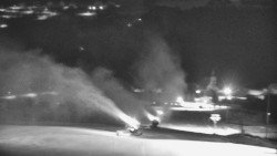 Horní část sjezdovky skiareálu Hlubočky