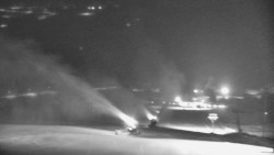 Horní část sjezdovky skiareálu Hlubočky