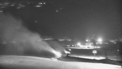 Horní část sjezdovky skiareálu Hlubočky