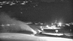 Horní část sjezdovky skiareálu Hlubočky