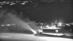 Horní část sjezdovky skiareálu Hlubočky