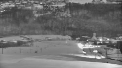 Horní část sjezdovky skiareálu Hlubočky