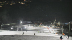 Horní část sjezdovky skiareálu Hlubočky