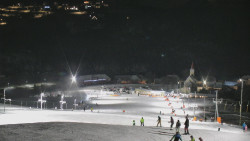 Horní část sjezdovky skiareálu Hlubočky