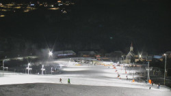 Horní část sjezdovky skiareálu Hlubočky