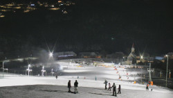 Horní část sjezdovky skiareálu Hlubočky