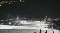 Horní část sjezdovky skiareálu Hlubočky