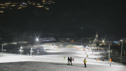 Horní část sjezdovky skiareálu Hlubočky