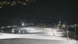 Horní část sjezdovky skiareálu Hlubočky