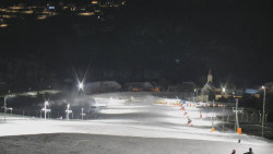 Horní část sjezdovky skiareálu Hlubočky