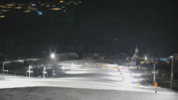 Horní část sjezdovky skiareálu Hlubočky