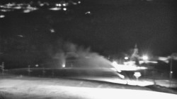 Horní část sjezdovky skiareálu Hlubočky