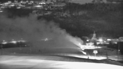 Horní část sjezdovky skiareálu Hlubočky