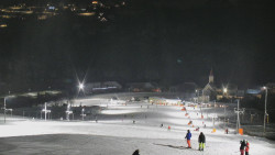 Horní část sjezdovky skiareálu Hlubočky