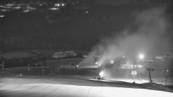 Horní část sjezdovky skiareálu Hlubočky