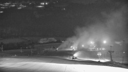 Horní část sjezdovky skiareálu Hlubočky