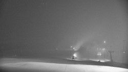 Horní část sjezdovky skiareálu Hlubočky