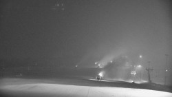 Horní část sjezdovky skiareálu Hlubočky