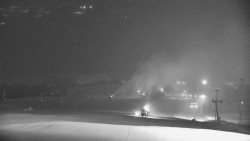 Horní část sjezdovky skiareálu Hlubočky