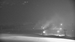 Horní část sjezdovky skiareálu Hlubočky