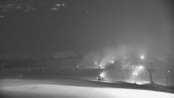 Horní část sjezdovky skiareálu Hlubočky