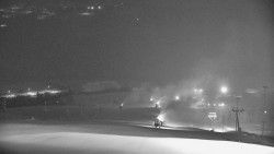 Horní část sjezdovky skiareálu Hlubočky