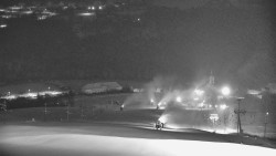 Horní část sjezdovky skiareálu Hlubočky