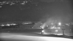 Horní část sjezdovky skiareálu Hlubočky