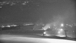 Horní část sjezdovky skiareálu Hlubočky