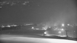 Horní část sjezdovky skiareálu Hlubočky