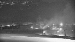 Horní část sjezdovky skiareálu Hlubočky