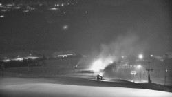 Horní část sjezdovky skiareálu Hlubočky