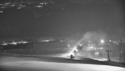 Horní část sjezdovky skiareálu Hlubočky